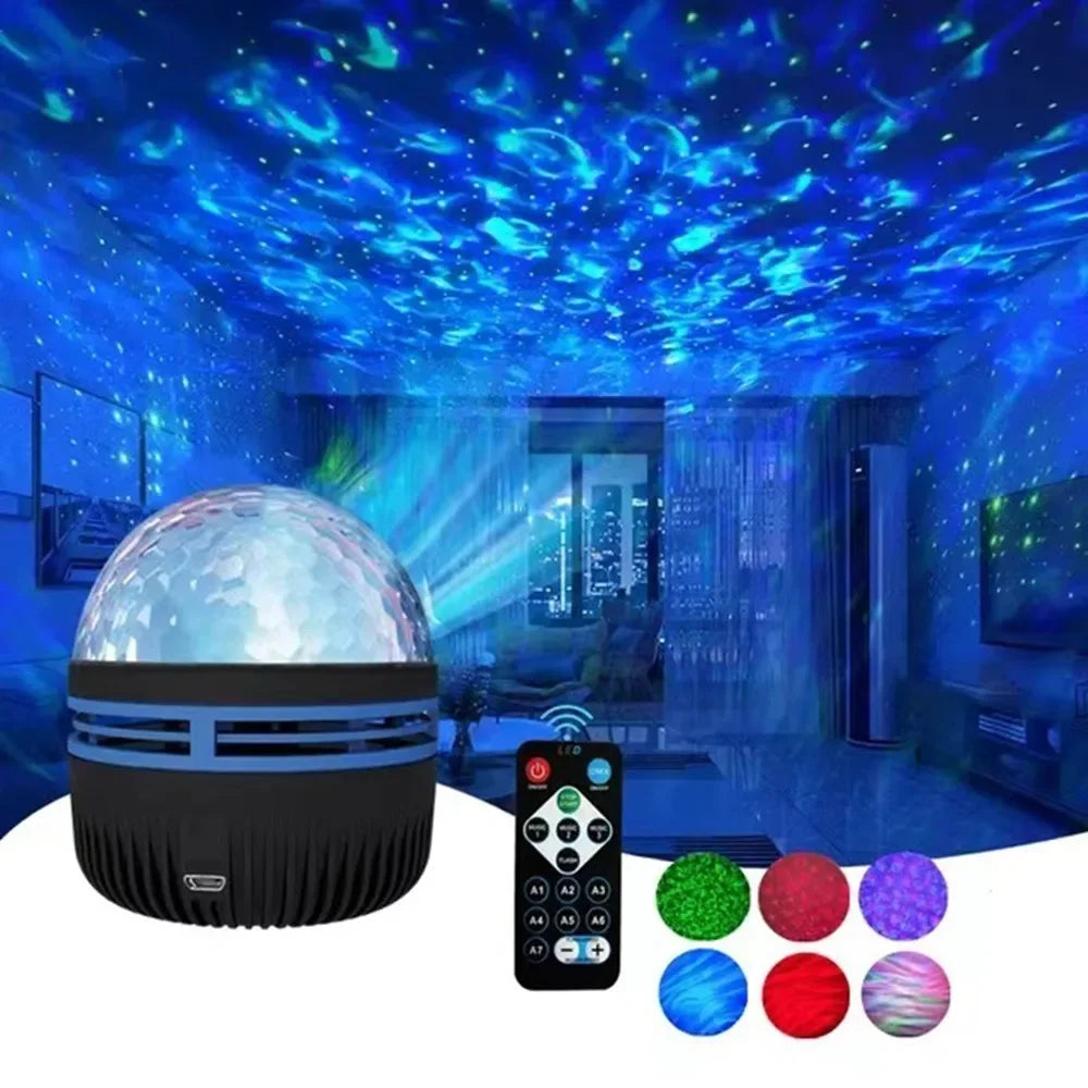 LED Galaxy & Aurora Projector — Cosmos Ambiance for Bedroom & Living Room