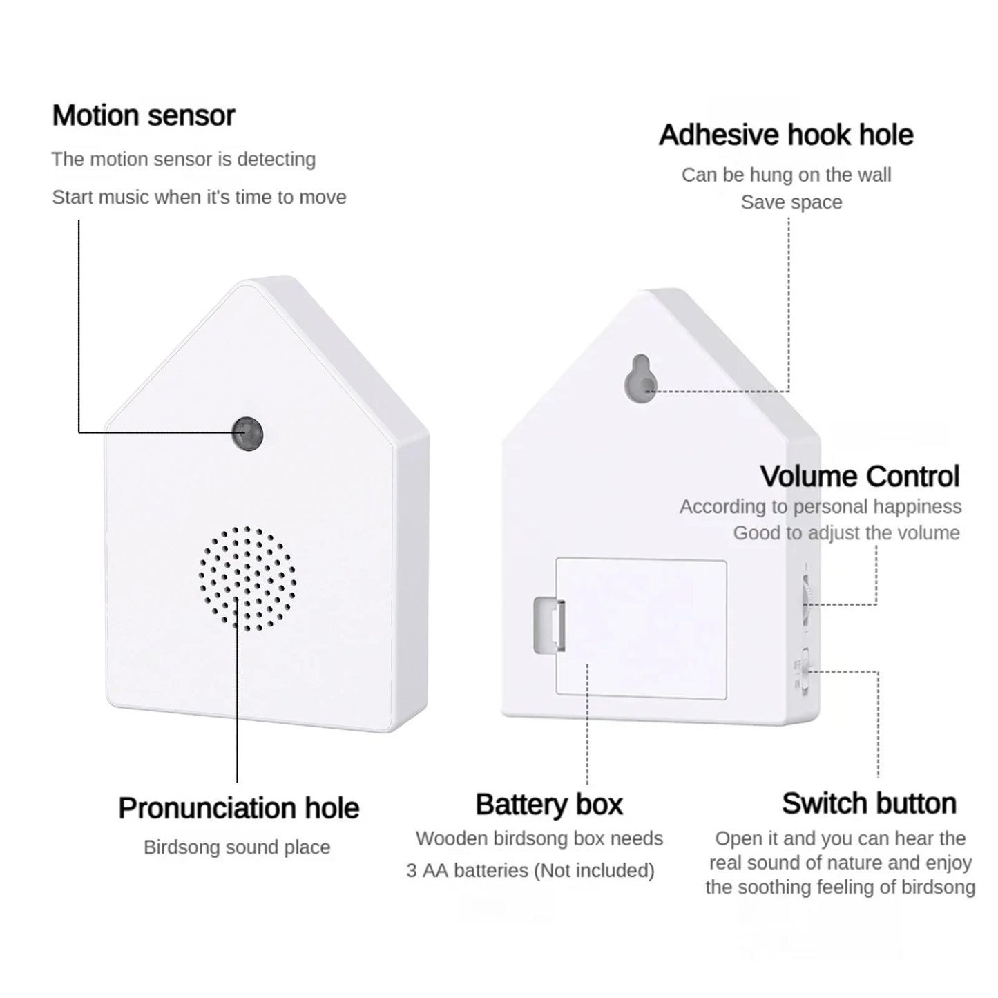 Bird Sounds Box — Nature Ambiance for Indoors & Garden