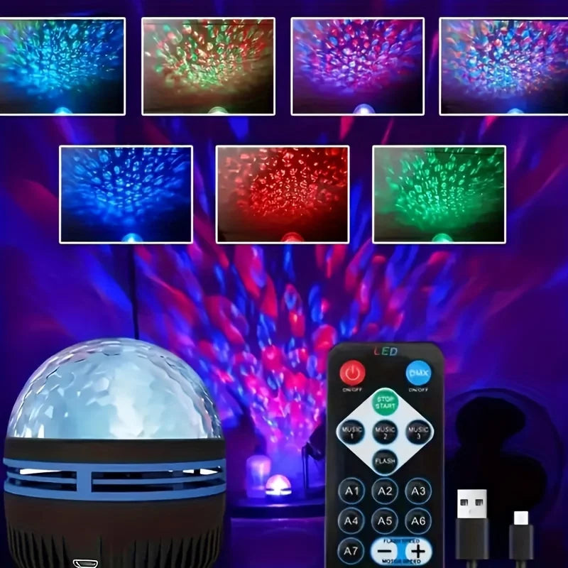 LED Galaxy & Aurora Projector — Cosmos Ambiance for Bedroom & Living Room