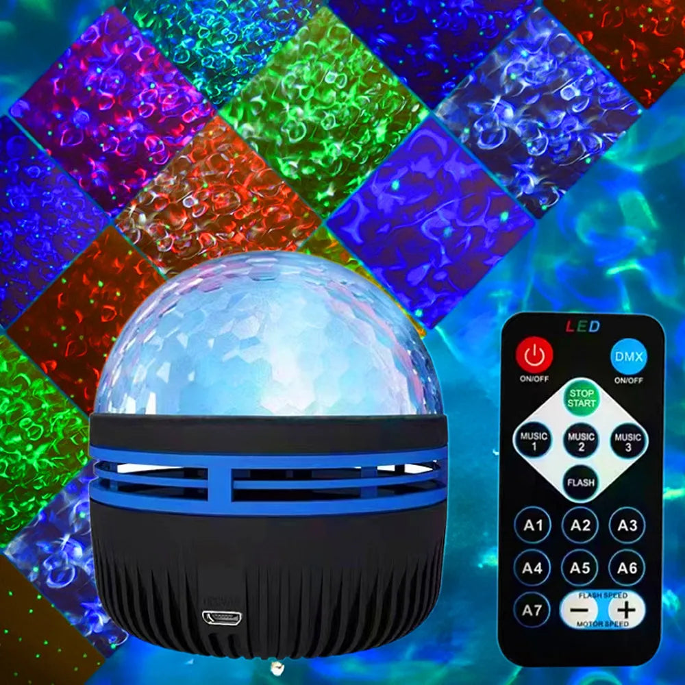 LED Galaxy & Aurora Projector — Cosmos Ambiance for Bedroom & Living Room