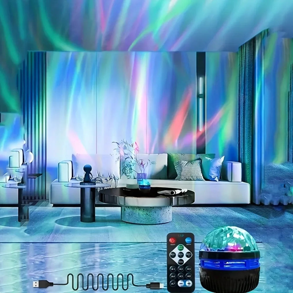 LED Galaxy & Aurora Projector — Cosmos Ambiance for Bedroom & Living Room