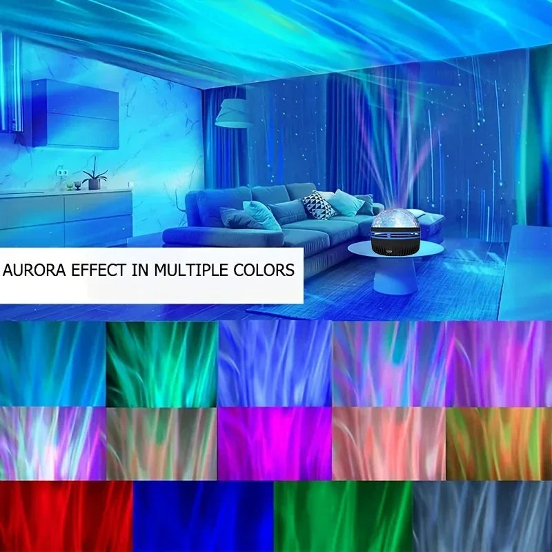 LED Galaxy & Aurora Projector — Cosmos Ambiance for Bedroom & Living Room