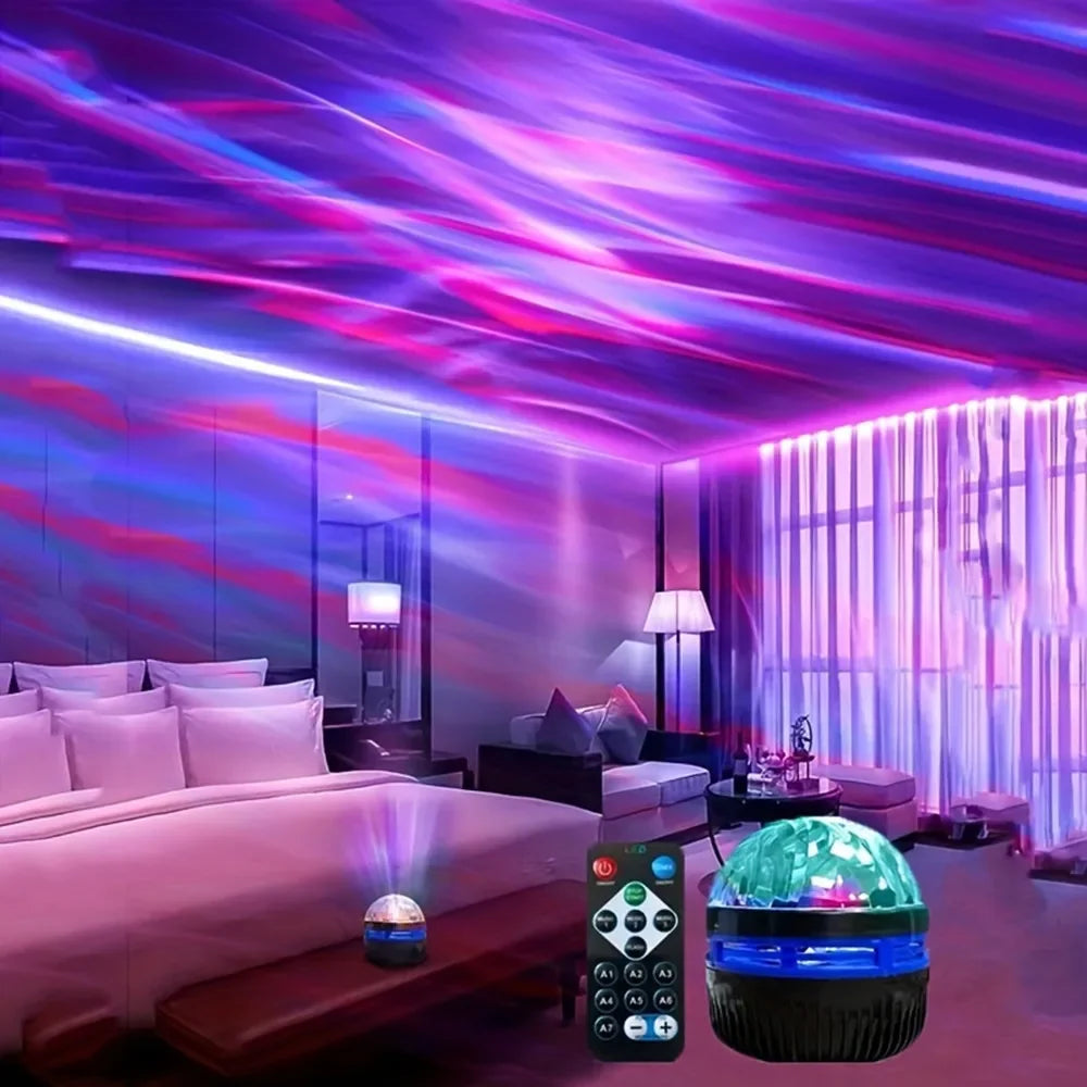 LED Galaxy & Aurora Projector — Cosmos Ambiance for Bedroom & Living Room