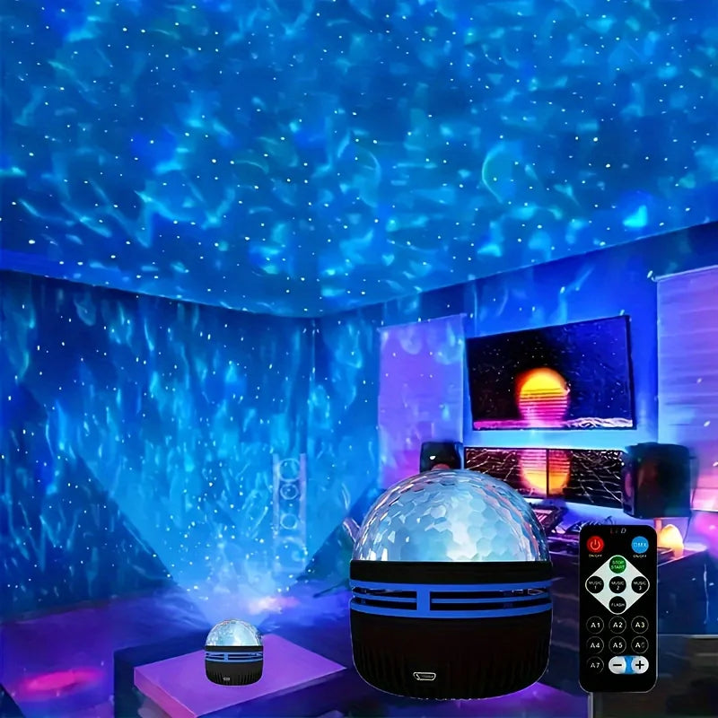 LED Galaxy & Aurora Projector — Cosmos Ambiance for Bedroom & Living Room